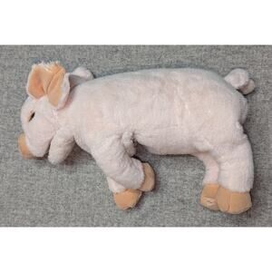Baby Pig Pink Plush Stuffed Animal Toy and Realistic Hand Puppet EUC